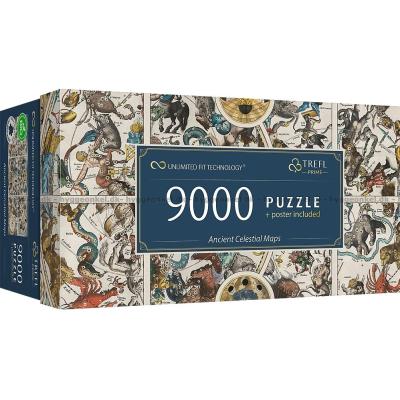 Antikt stjernekart, 9000 brikker