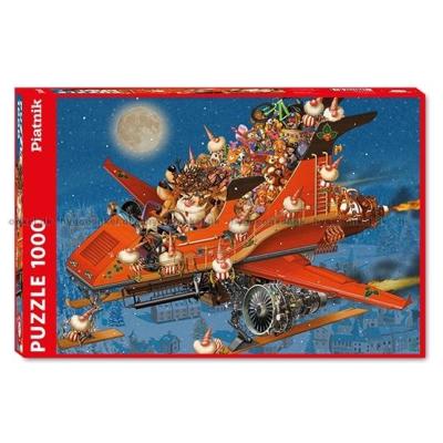 Ruyer: Julenissens fly, 1000 brikker