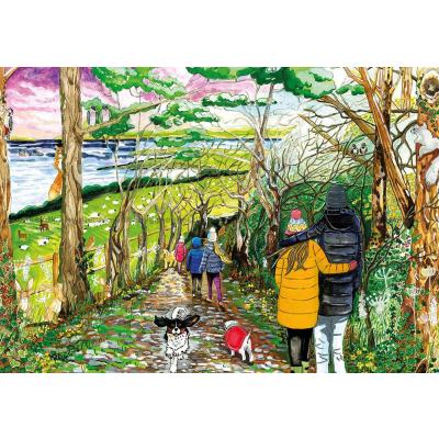 Bilde av Blustin: Hunden, 4x500 brikker