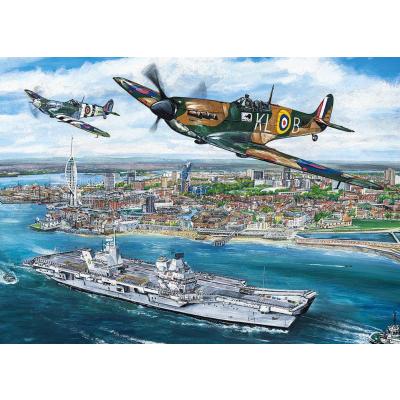 Bilde av D-Dag i Portsmouth, England, 1000 brikker