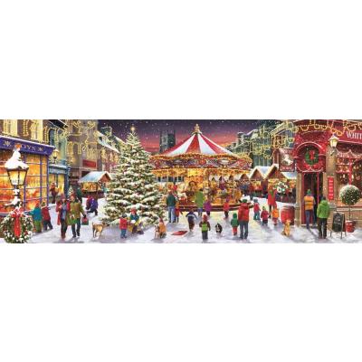 Bilde av Jul på torget - Panorama, 1000 brikker