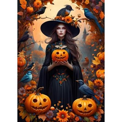 Bilde av Halloween: Heksa, 500 brikker