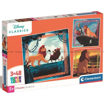 Disney: Løvenes konge, 3x48 brikker