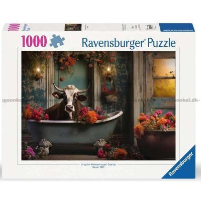 Kua i badekaret, 1000 brikker