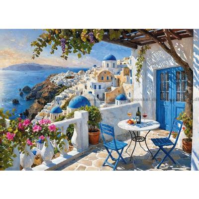 Bilde av Santorini: Solstråler, 1000 brikker