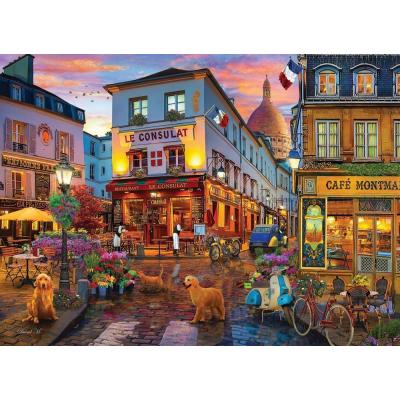 Bilde av Maclean: Cafe Montmartre i Paris, 1000 brikker