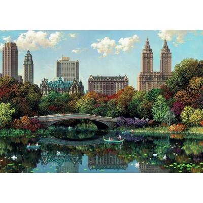 Bilde av New York: Central Park - Bow Bridge, 1000 brikker