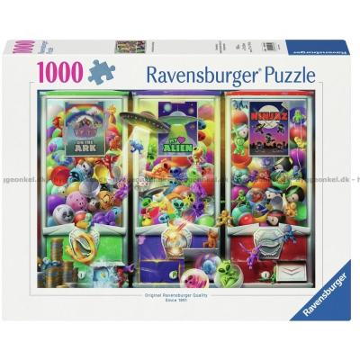 Automaten med leker, 1000 brikker