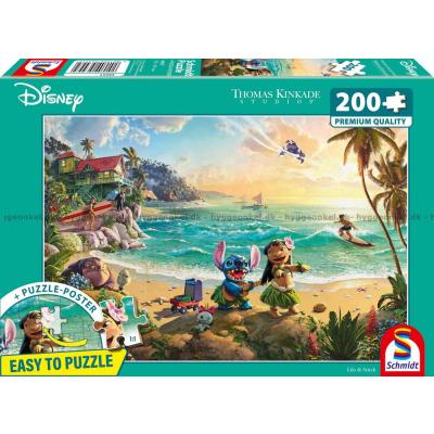 Disney: Kinkade - Lilo & Stitch, 200 brikker