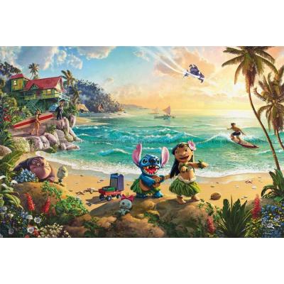 Bilde av Disney: Kinkade - Lilo & Stitch, 200 brikker