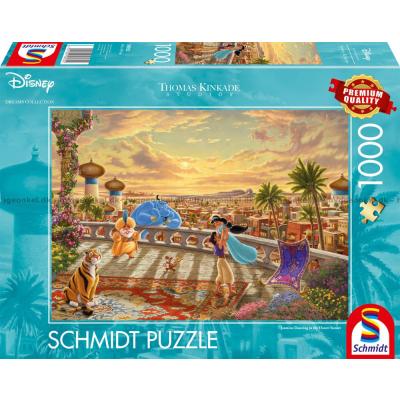 Disney: Kinkade - Aladdin - Jasmin, 1000 brikker