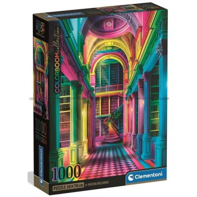 Fargegradiant: Biblioteket, 1000 brikker