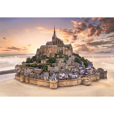 Bilde av Frankrike: Mont Saint-Michel, 1500 brikker