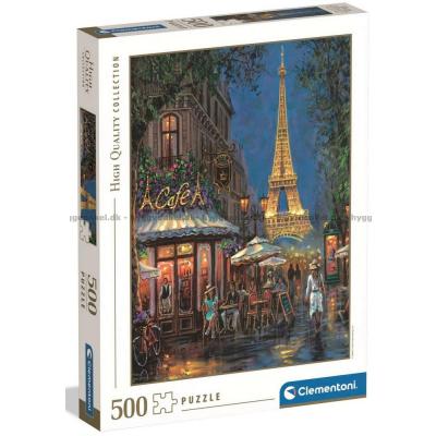 Paris: Kveldsstemning på kafeen, 500 brikker