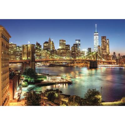 Bilde av New York: Brooklyn Bridge om kvelden, 6000 brikker