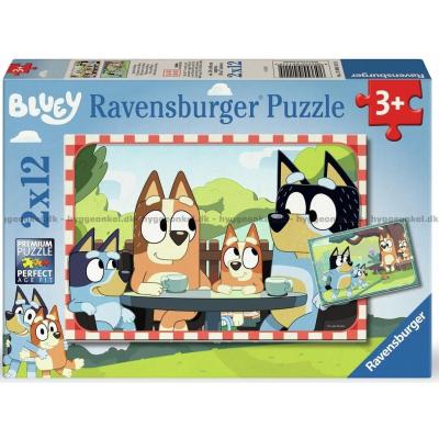 Bluey: Familien, 2x12 brikker