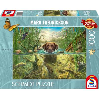 Fredrickson: Labrador for en svømmetur, 1000 brikker