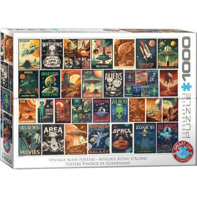 Aliens plakater, 1000 brikker