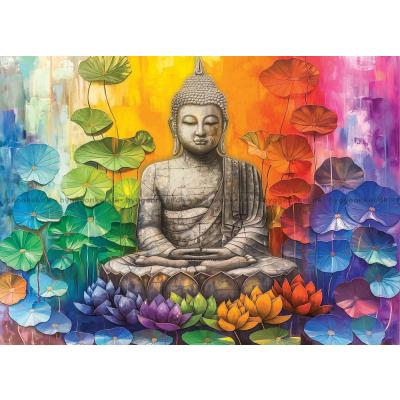 Bilde av Fargerik Buddha, 1000 brikker