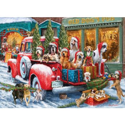Bilde av Corti: Valpenes juletur, 1000 brikker