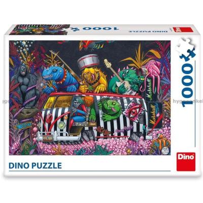 Monstre på tur, 1000 brikker