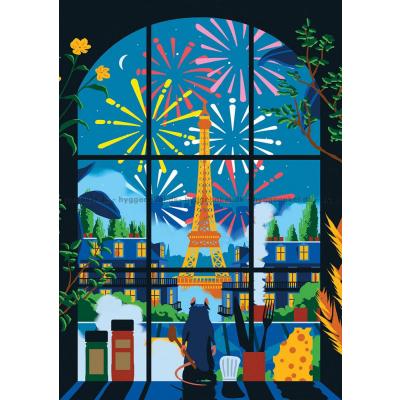 Bilde av En magisk kveld i Paris, 500 brikker