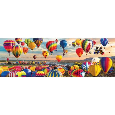Bilde av Fargerike luftballonger - Panorama, 1000 brikker
