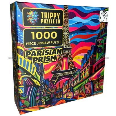 Paris i fargerik fantasi, 1000 brikker