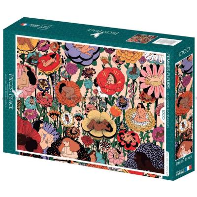 Blomsterkvinner, 1000 brikker