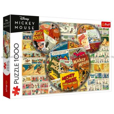 Disney: Mikke Mus - klassiske tegneserier, 1000 brikker