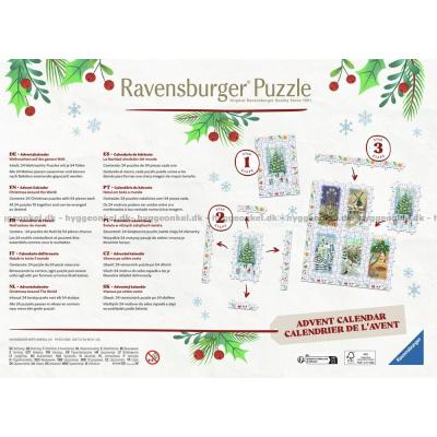 Bilde av Julekalender: Verden rundt, 24x54 brikker