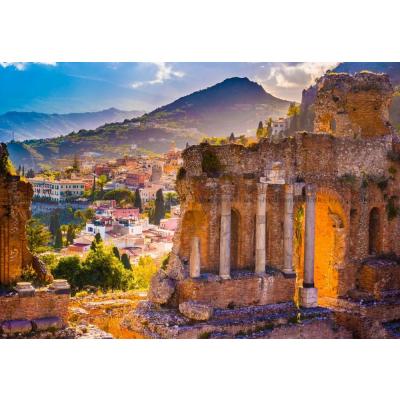 Italia: Det antikke teatret i Taormina, 1000 brikker