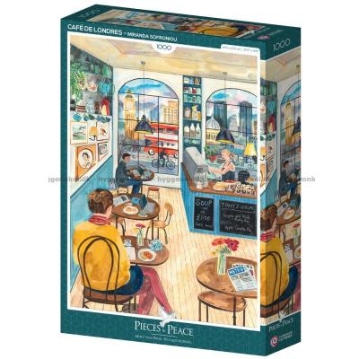 Hyggelig kafé i London, 1000 brikker