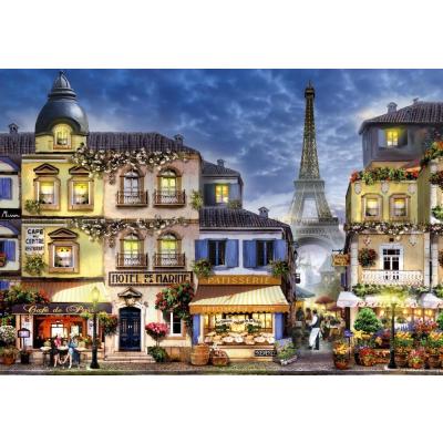 Robinson: Aftenstemning i Paris, 1000 brikker