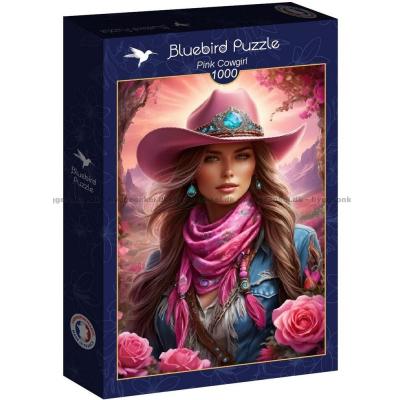 Cowgirl i solnedgangen, 1000 brikker