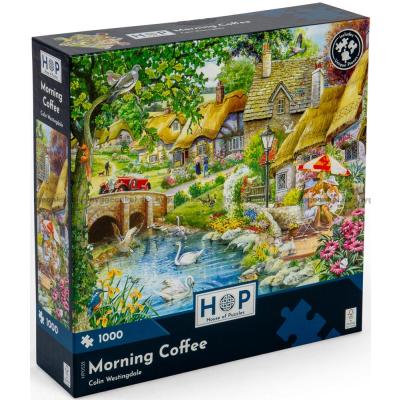 Kaffe, blomster og landsbyliv, 1000 brikker