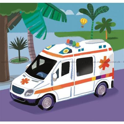 Bilde av Politi, brannmenn og ambulanse, 3x48 brikker