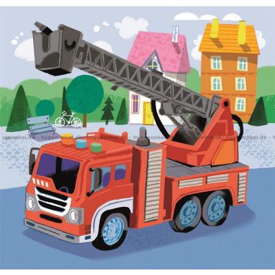 Bilde av Politi, brannmenn og ambulanse, 3x48 brikker