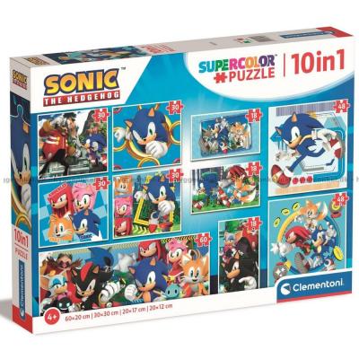 Sonic, 10-i-1, 18 brikker