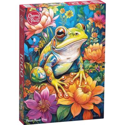 Kvekk blant blomster, 1000 brikker