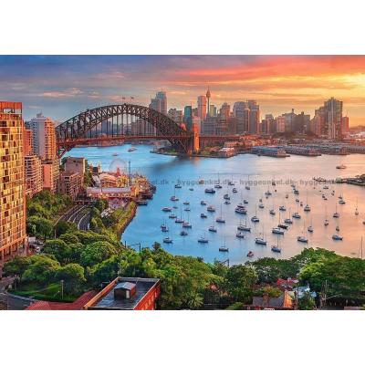 Bilde av Havnen i Sydney, 1000 brikker
