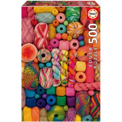 Fargerike garnnøster, 500 brikker