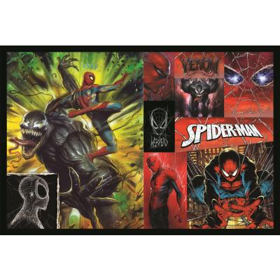 Bilde av Marvel: Spider-Man og Venom, 2x200 brikker