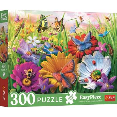 Blomstereng med sommerliv, 300 brikker