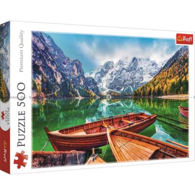 Italia: Braies-sjøen, 500 brikker