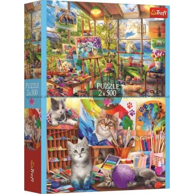 Eduard: Kunstnerisk hygge, 2x500 brikker