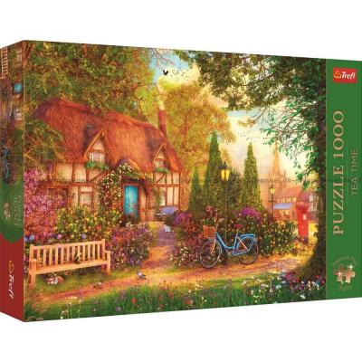 Davison: Hyggelig hus i den blomstrende hagen, 1000 brikker