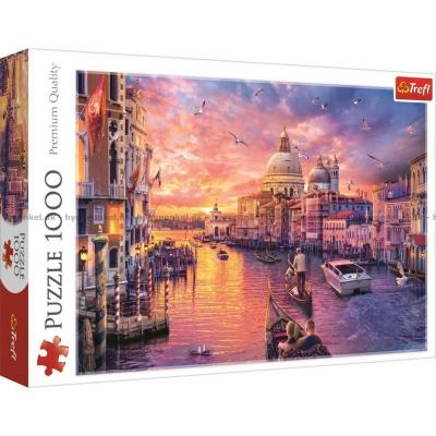 Solnedgang over Venezia, 1000 brikker