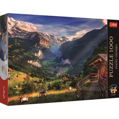 Sveits: Lauterbrunnen, 1000 brikker