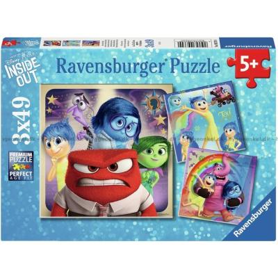 Disney: Innsiden Ut, 3x49 brikker
